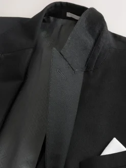 Next Noir - Veste de smoking double boutonnage en laine 100Signature Nova Fides