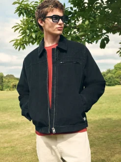 Next Noir - Veste doublée en velours côtelé et en peau de mouton Best