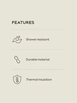 Next Noir - Veste matelassée Résistant à la douche ThermoGen Clearance