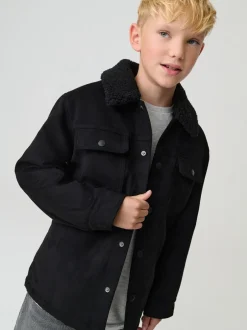 Next Noir - Veste-chemise en daim (3-16ans) Online