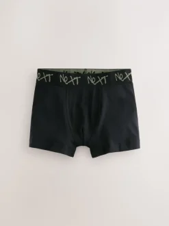 Next Noir avec ceinture Grafitti - Lot de 5 boxers (1.5-16ans) Noir avec ceinture Next Grafitti Outlet