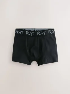 Next Noir avec ceinture Grafitti - Lot de 5 boxers (1.5-16ans) Noir avec ceinture Next Grafitti Outlet