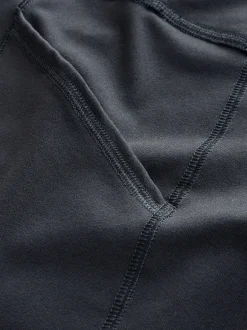 Next Noir avec poches - Short Sports Dry Tech Tummy Control