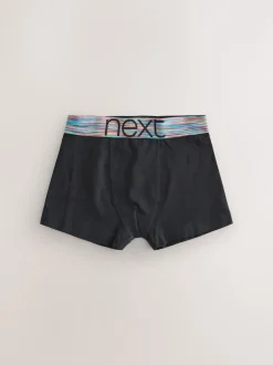 Next - Lot de 10 boxers (1.5-16ans) Noir avec taille brillante
