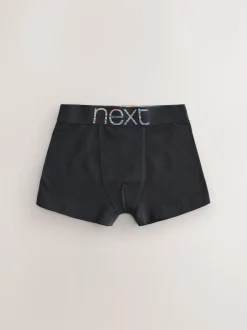 Next - Lot de 10 boxers (1.5-16ans) Noir avec taille brillante