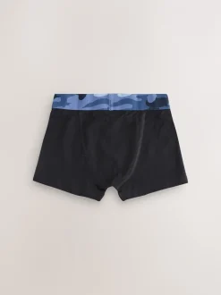 Next Noir avec taille camouflage - Lot de 5 boxers (2-16ans) New