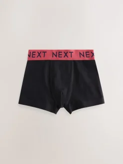 Next - Lot de 5 boxers (1.5-16ans) Noir avec taille universitaire Online