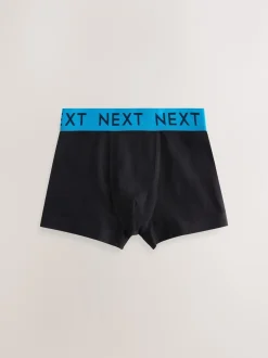Next - Lot de 5 boxers (1.5-16ans) Noir avec taille universitaire Online