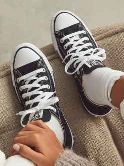 Converse Noir blanc - Chuck Ox Trainers Clearance