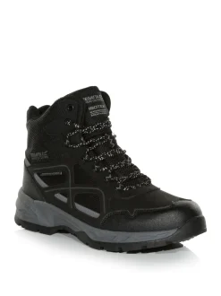 Regatta Noir cassé - Bottes de randonnée imperméables Vendeavour pour hommes Clearance