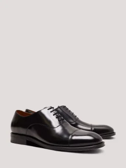 Hawes & Curtis Noir Chaussures Oxford Clearance