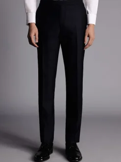 Charles Tyrwhitt Noir chrome - Pantalon de soirée slim Best