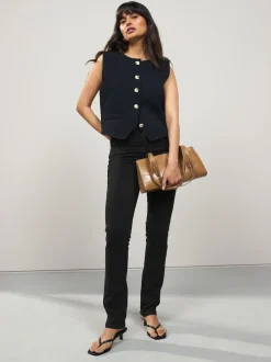 Next Noir Clean - Jean slim rehaussant et galbant Outlet