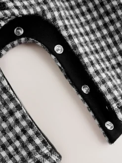 Next Noir et blanc à carreaux - Barboteuse pour bébé (0mths-2yrs) Hot