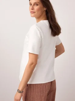 Next Noir et blanc - Lot de t-shirts d’allaitement de maternité 2 Online