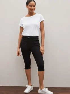 Next noir et blanc rayé - Lot de 3 T-shirts à manches courtes 100 % coton Discount