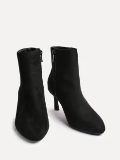 Linzi Noir foncé - Bottes à talon aiguille à bout rond Online