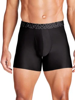 Under Armour - Lot de 3 Caleçons Tech Solid Noir foncé Clearance