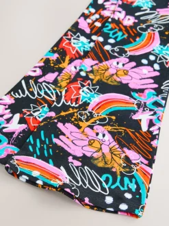 Next - Leggings évasés (3-16ans) Noir Graffiti Sale