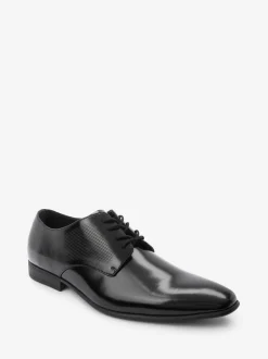 Next Noir Hi-Shine - Derbys à lacets Clearance