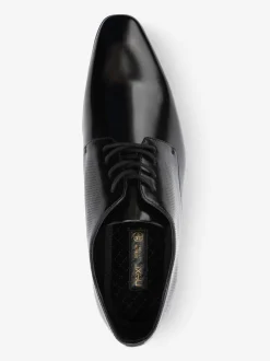 Next Noir Hi-Shine - Derbys à lacets Clearance