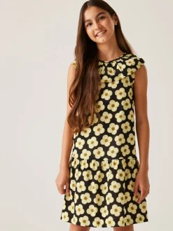 Noir jaune - Regatta Filles 100% Coton Orla Kiely Combinaison Outlet