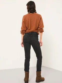 Fat Face Noir lavé - FatFace Slim Jeans Sale