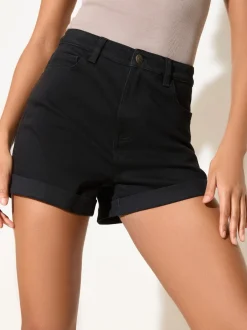 Friends Like These Noir lavé - Boyfriend Denim Shorts Clearance