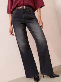 Friends Like These - Jean ample X Lucy Mecklenborgh pour tous les jours Noir lavé Discount