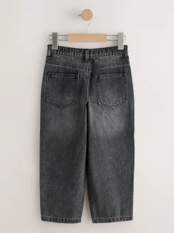 Next Noir lavé - Jean authentique (3-16ans) Baggy fuselé Hot