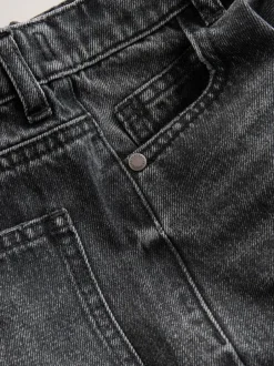 Next Noir lavé - Jean authentique (3-16ans) Baggy fuselé Hot