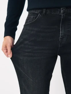 Next - Jean stretch classique Noir lavé Online