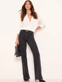 Lipsy Noir lavé - Jeans Ample Sale