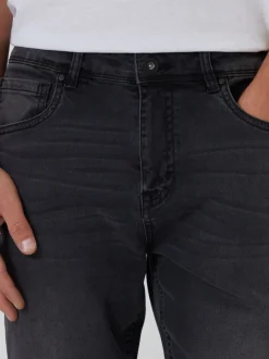 Threadbare Noir lavé - Jean  slim stretch Clearance