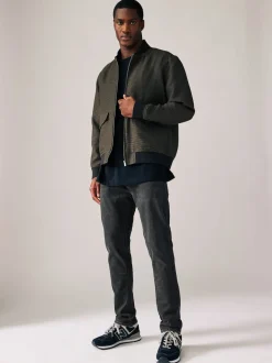 Next - Skinny Fit (Skinny Fit) - Jeans stretch de confort Noir lavé Online