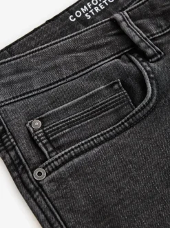 Next - Slim Fit (Slim Fit) - Jeans stretch de confort Noir lavé Hot