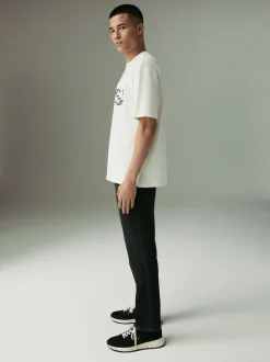 Next - Slim Fit (Slim Fit) - Jeans stretch de confort Noir lavé Hot