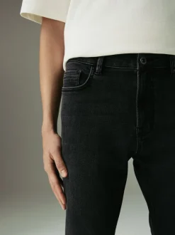 Next - Slim Fit (Slim Fit) - Jeans stretch de confort Noir lavé Hot