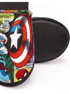 Vanilla Underground - Chaussons Mr Men Mr Lazy Noir Marvel® Discount