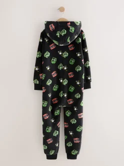 Next Noir Minecraft - Tout-en-un sous licence polaire (4-16ans) Clearance