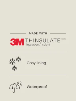 Next Noir monochrom - Bottes en caoutchouc fourrées Outlet