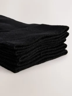 Next Noir motif cerf - Lot de 5 - Chaussettes brodées Multi Stag Lasting Fresh Clearance