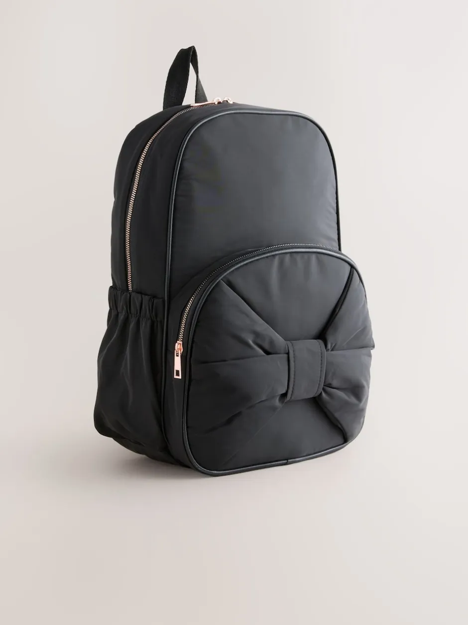 Next Noir motif nœuds - sac à dos