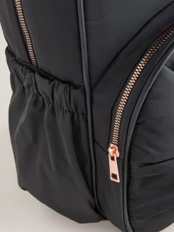 Next Noir motif nœuds - sac à dos