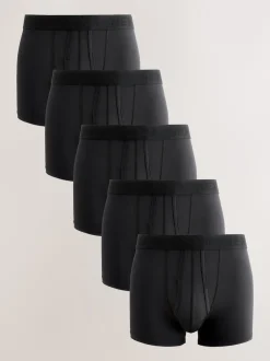 Next Noir Motionflex - Boxer A-Front en coton riche Clearance