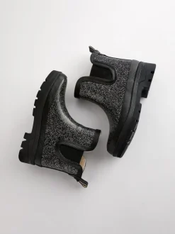 Next - Chelsea Wellies Noir pailleté Online