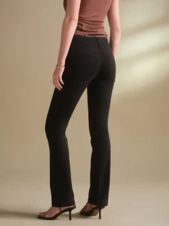 Next Noir épuré - Jean slim boot cut réhaussant