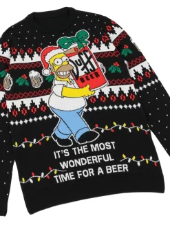 Vanilla Underground NOIR SIMPS - Pull de Noël en maille pour adulte licencié homme New