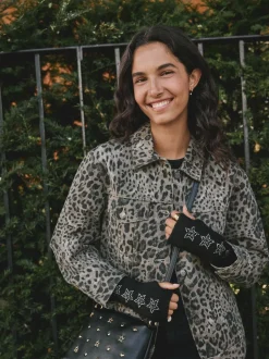 Rockett St George Noir Star Clouté - Chaussons New