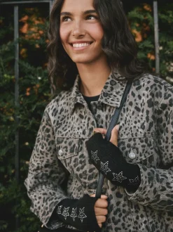 Rockett St George Noir Star Clouté - Chaussons New